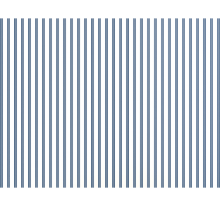Papel tapiz para sala rayas repetitivas azul y blanco - TenVinilo