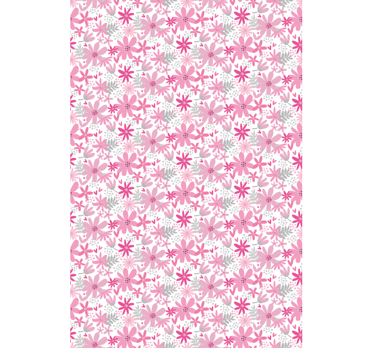 Papel tapiz floral flowerprint 'yambo' rosa - TenVinilo