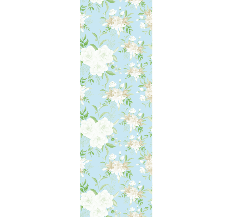 Papel tapiz para recámara estilo grandmillenial floral - TenVinilo