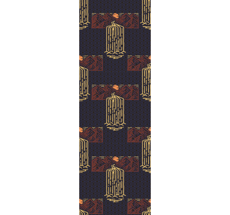 Papel tapiz para recámara cascada abstracta africana - TenVinilo