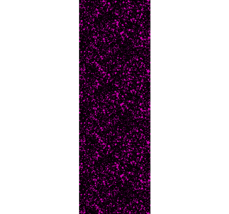 Papel pintado de arte Salpicaduras de pintura negra y rosa - TenVinilo