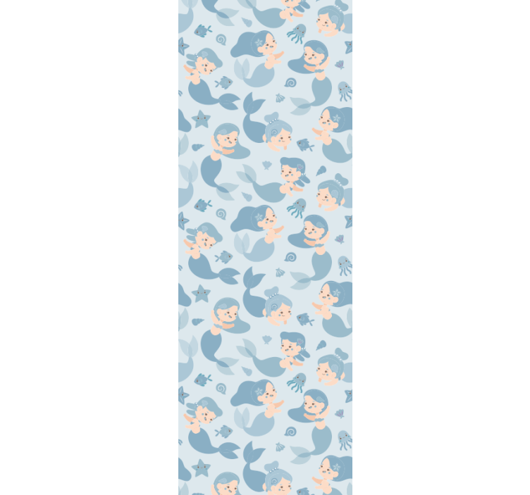 Papel tapiz infantil fantasía submarina - TenVinilo