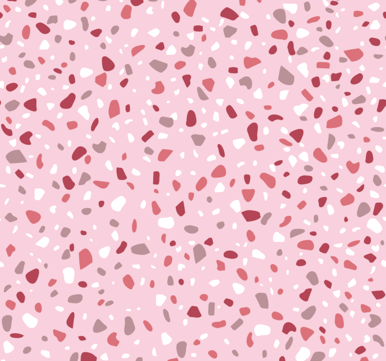 Papel tapiz círculos textura terrazo - TenVinilo