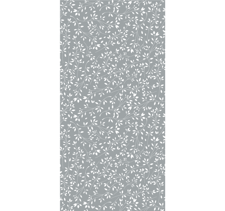 Papel tapiz hojas silueta frondosa - TenVinilo