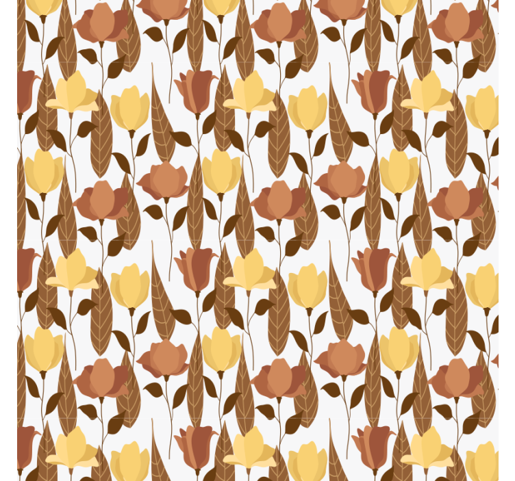 Papel tapiz flores exhibición de arreglos florales - TenVinilo