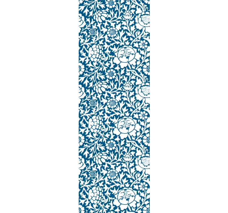 Papel tapiz floral motivo de elegancia floral - TenVinilo