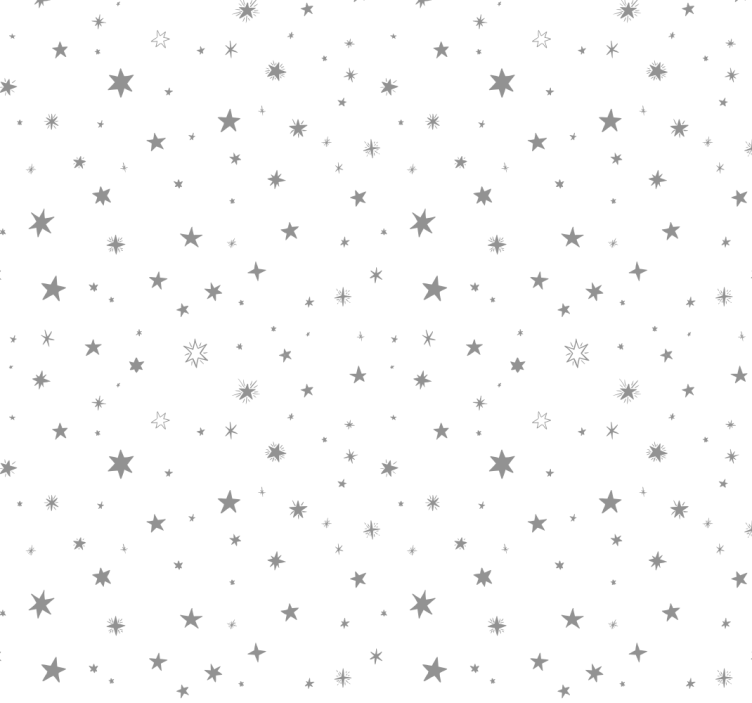 Papel pintado bebé con estrellas grises - TenVinilo