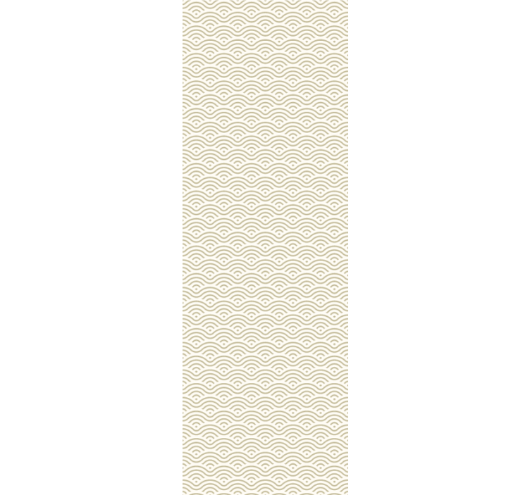 Papel pintado moderno Ondas pacíficas simples - TenVinilo