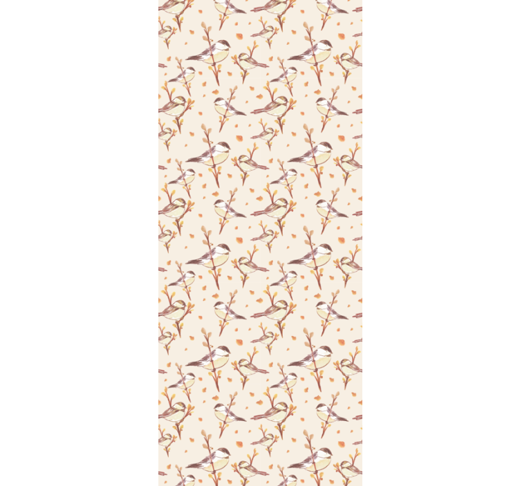 Papel tapiz flores motivo de gracia floral - TenVinilo