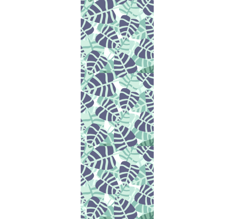 Papel tapiz hojas mosaico de monstera - TenVinilo