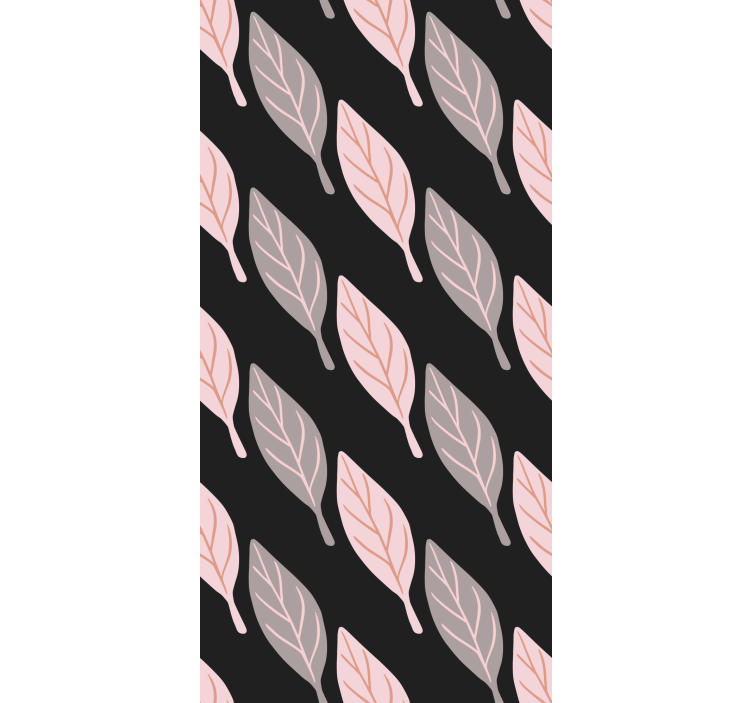 Papel tapiz hojas patrón de follaje elegante - TenVinilo
