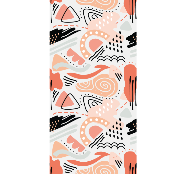 Papel tapiz abstracto formas abstractas - TenVinilo