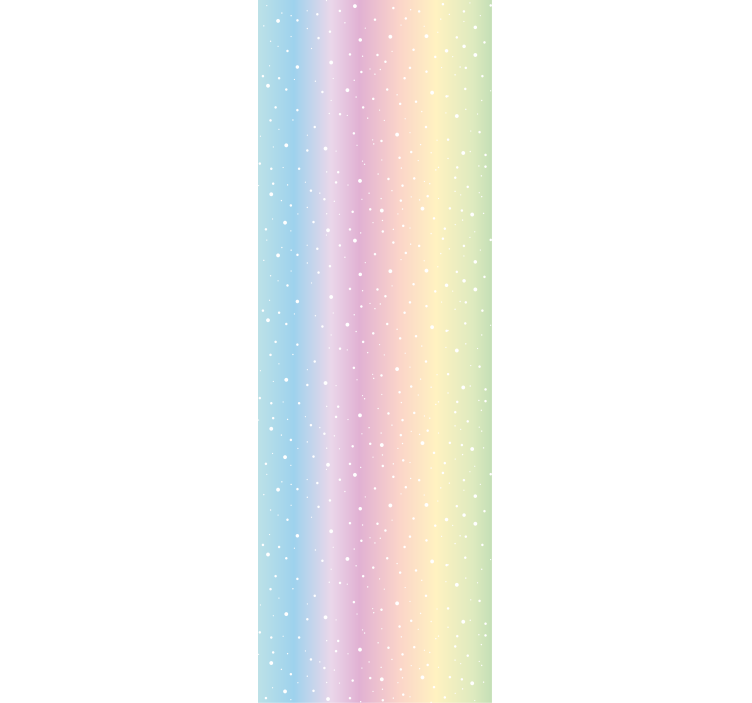 Papel pintado infantil Patrón de lunares colores de bebé - TenVinilo