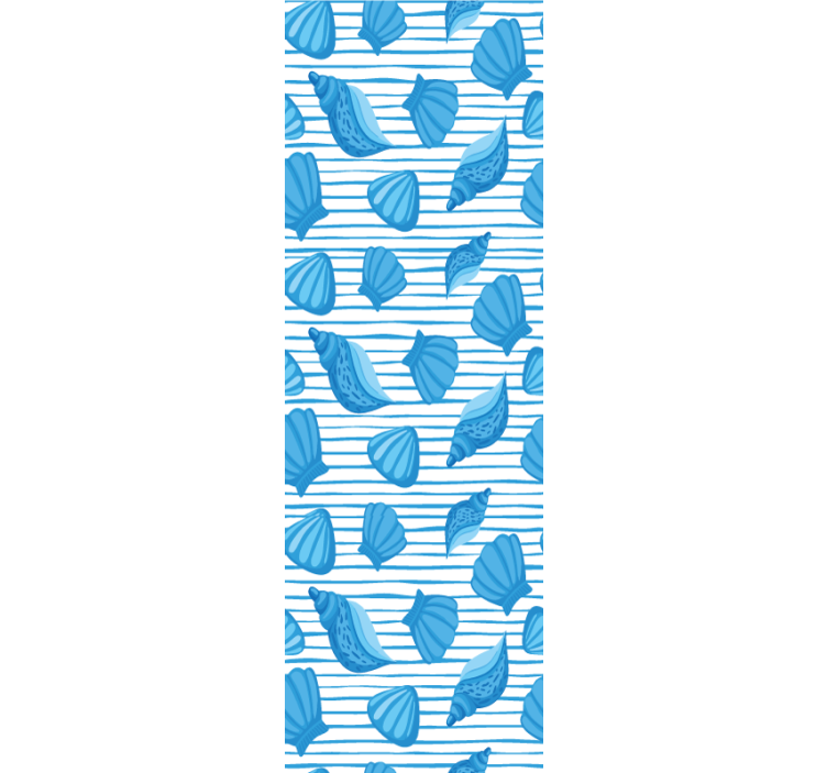 Papel tapiz naturaleza patrones de conchas marinas - TenVinilo
