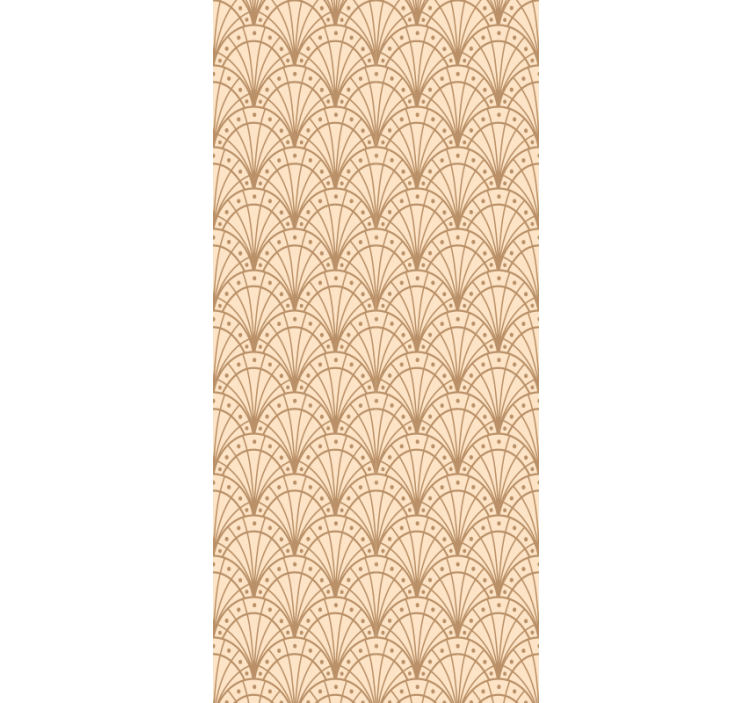 Papel tapiz oficina elegante motivo de abanico - TenVinilo