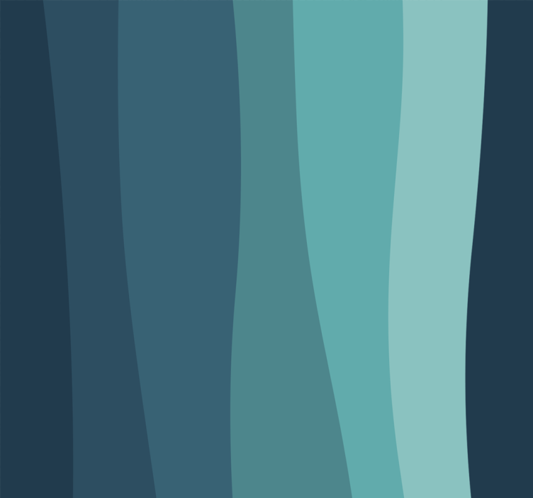 Papel tapiz 3D olas oceánicas curvadas - TenVinilo