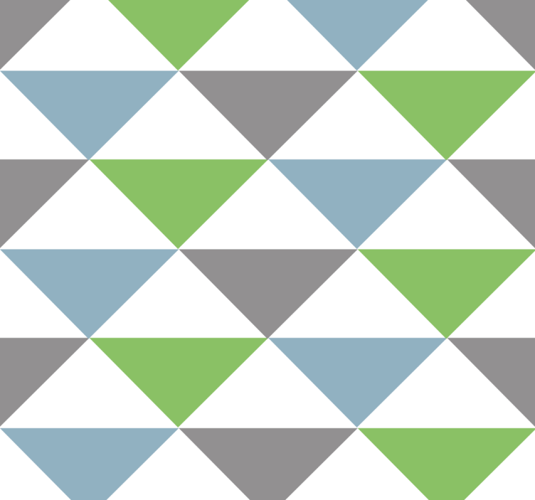 Papel tapiz oficina triángulos de colores pastel - TenVinilo