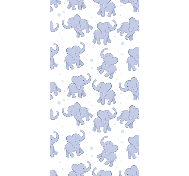 Papel pintado infantil pequeño elefante  - TenVinilo