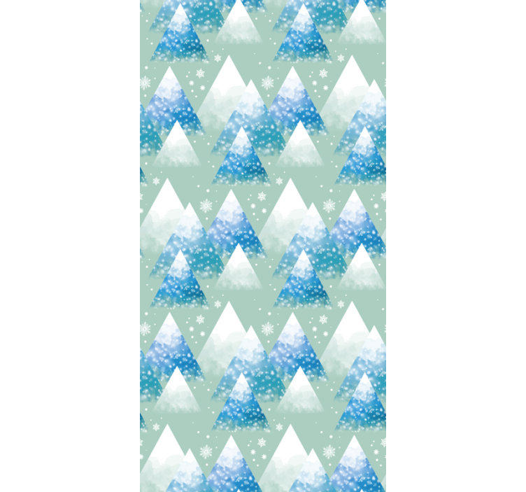 Papel tapiz naturaleza paisaje montañoso - TenVinilo