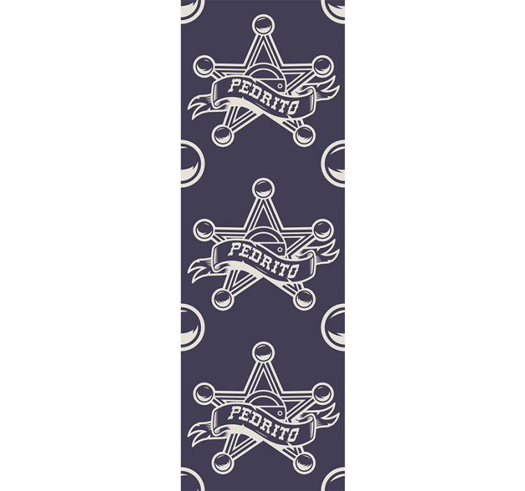 Papel pintado infantil estrellas con nombre - TenVinilo