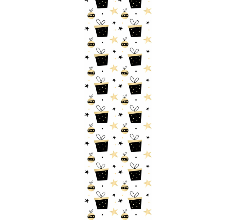 Papel pintado infantil patrón cajas de regalo - TenVinilo