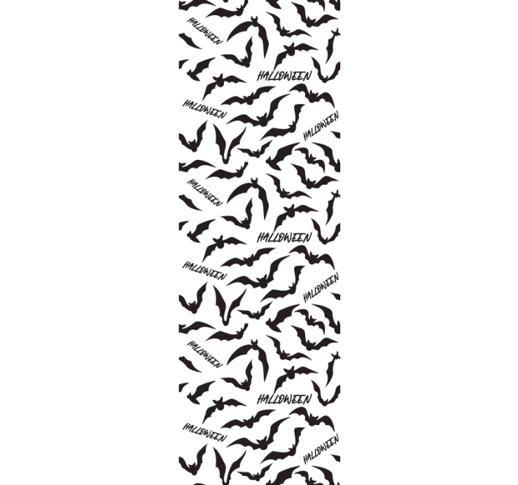 Papel pintado infantil patrón murciélagos - TenVinilo