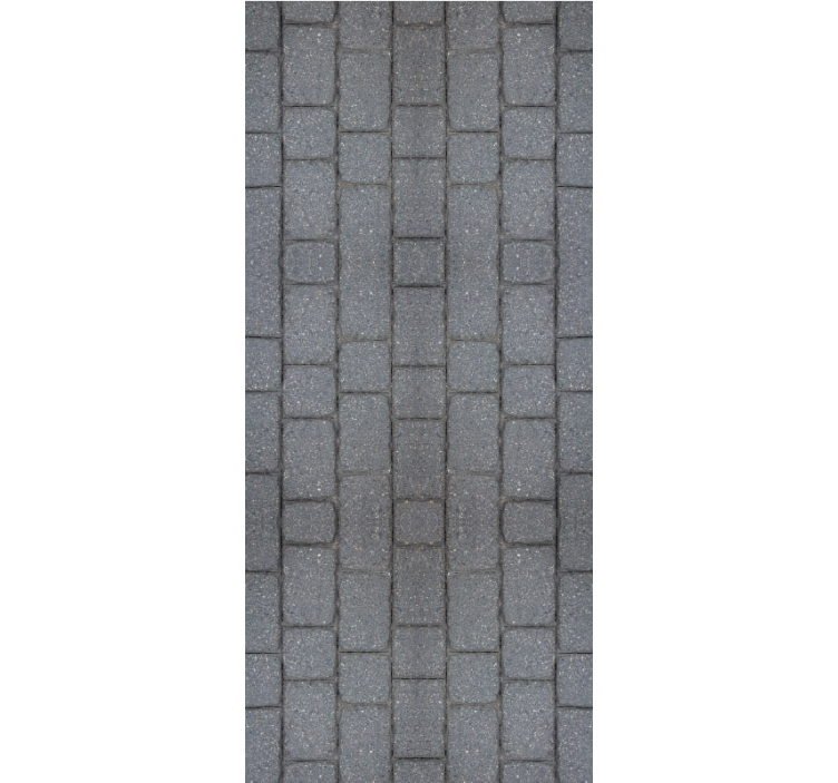 Papel pintado azulejos grises urbanos - TenVinilo