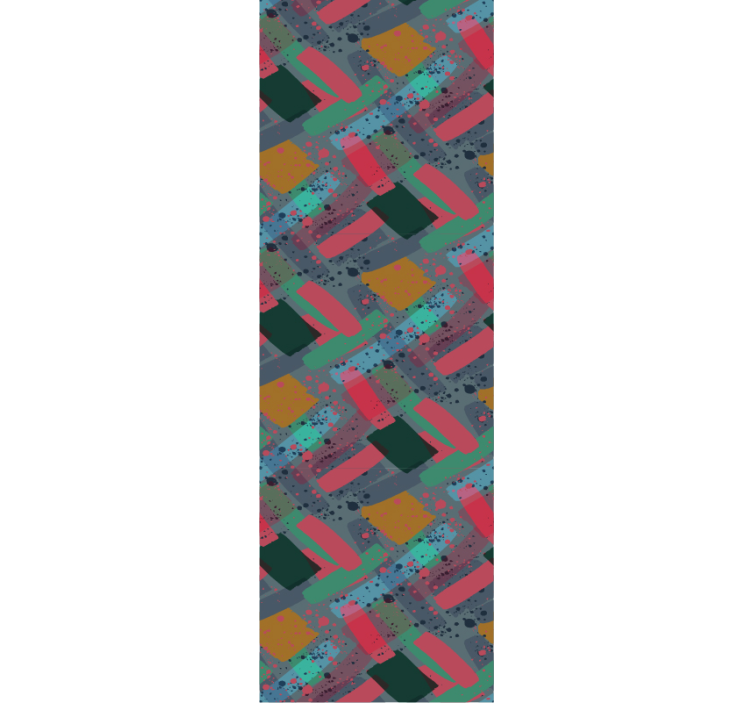 Papel tapiz geométrico fusión de patrones geométricos - TenVinilo