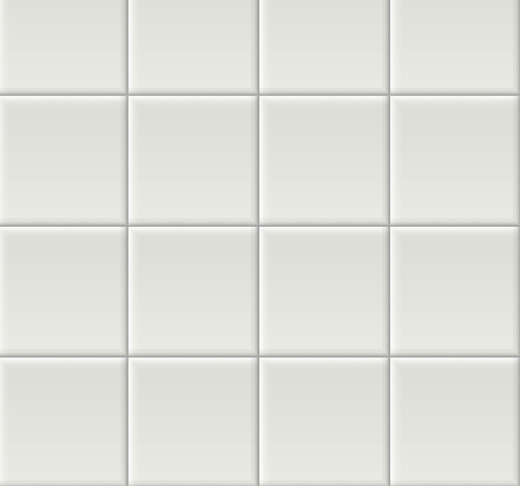 Papel pintado azulejos Azulejos blancos - TenVinilo