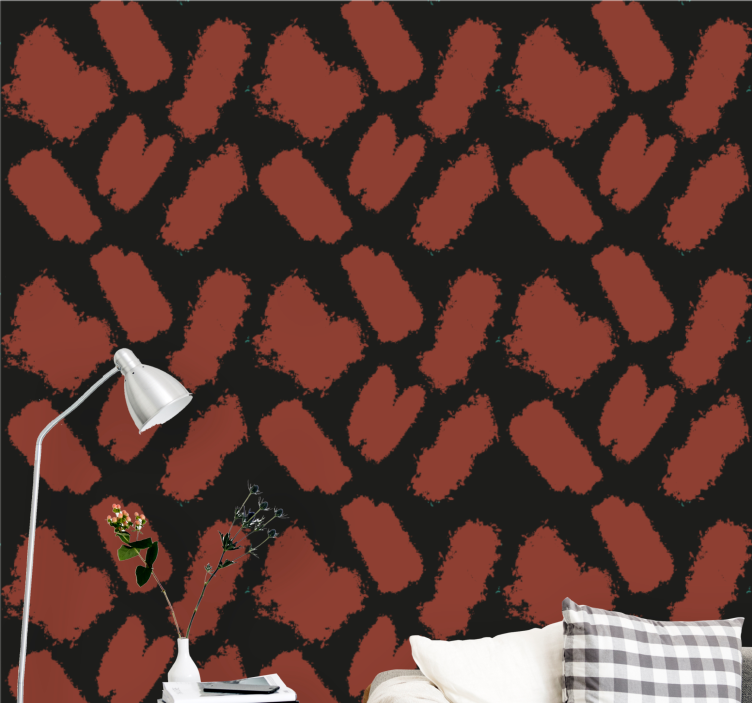 Papel pintado geométrico textura de pincelada - TenVinilo