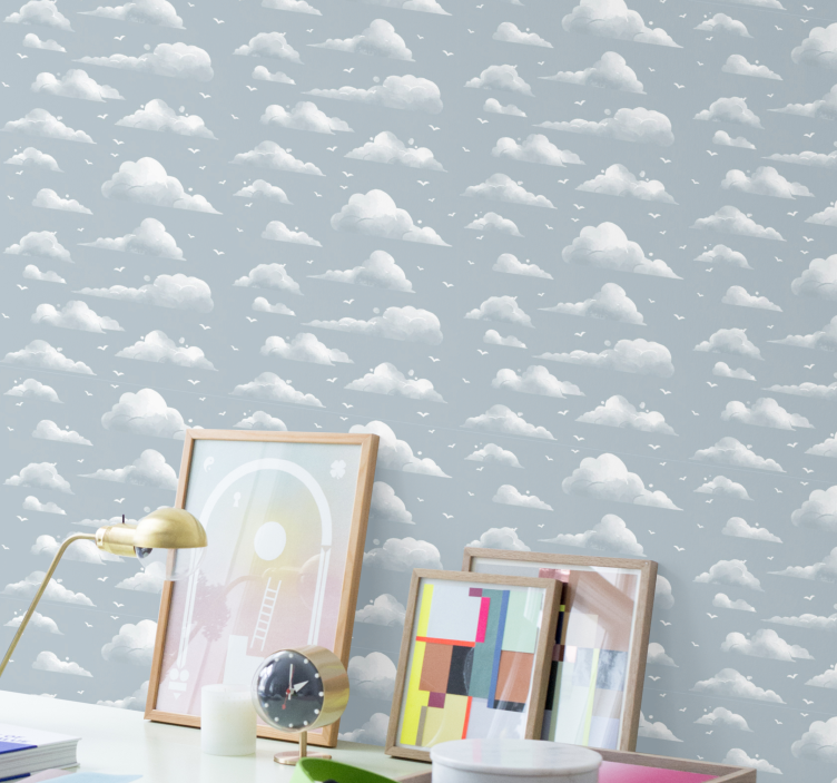 Papel tapiz naturaleza cielos nublados - TenVinilo