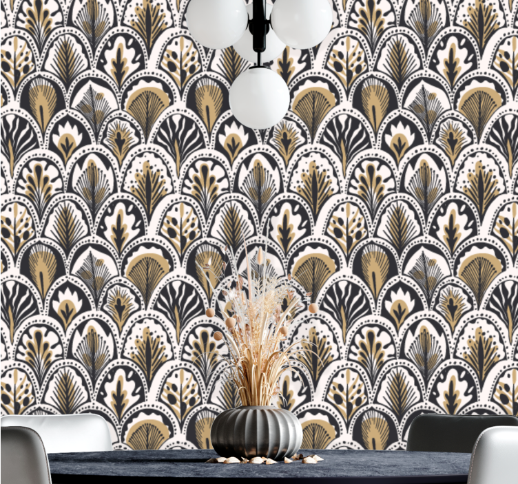Papel tapiz ornamental gatsby ornamental - TenVinilo