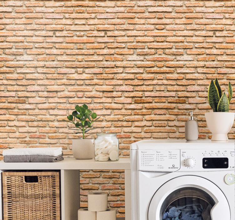 Papel tapiz piedra patrón texturizado beige - TenVinilo