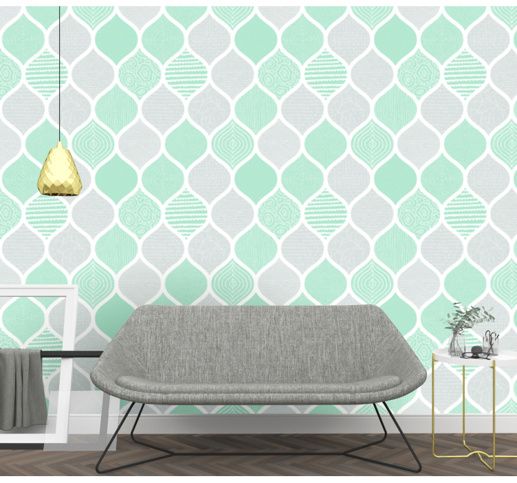 Papel pintado moderno Dibujos y formas geométricas - TenVinilo